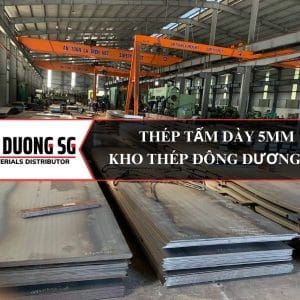 Thép tấm dày 5mm: Kho thép Đông Dương SG hàng sẵn tại kho, nhận gia công cắt theo yêu cầu