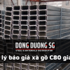 Đại lý báo giá xà gồ C80 giá rẻ - Thép Đông Dương SG