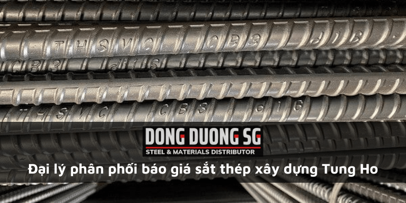 Đại lý phân phối báo giá sắt thép xây dựng Tung Ho - Thép Đông Dương SG