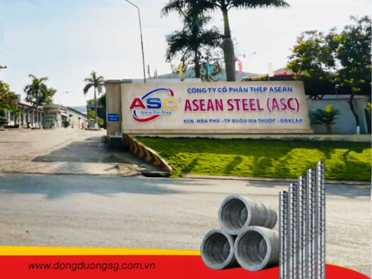 Đại lý báo giá thép xây dựng ASEAN STEEL ( ASC ) - NPP Đông Dương SG