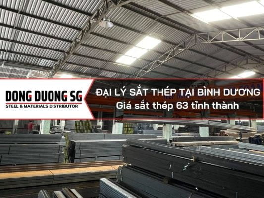 Đại lý sắt thép tại Bình Dương - Nhà phân phối thép Đông Dương SG