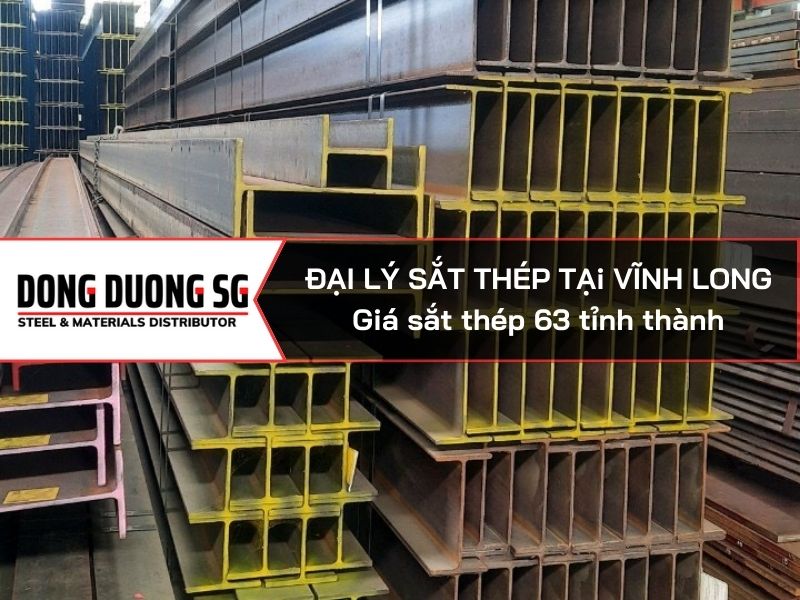Đại lý sắt thép tại Vĩnh Long - Thép tròn đặc, thép vuông đặc, các loại sắt thép xây dựng, thép tấm, thép ống, thép hộp, tồn lợp mái, tôn vác, xà gồ C, xà gồ Z, thép lưới B40, các loại thép hình I U V H
