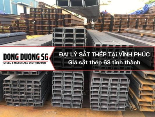 Đại lý sắt thép tại Vĩnh Phúc: Thép hình, thép xây dựng, thép ống hộp, tôn xà gồ C Z, lưới thép B40.