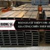 Báo giá cừ thép U150 C150 - Thép Đông Dương SG chuyên gia công sản xuất, chấn dập cừ thép tấm theo yêu cầu dự án.