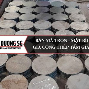 Thép bản mã tròn - Mặt bích : Gia công thép tấm giá rẻ nhất tại TPHCM