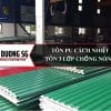 Tôn PU cách nhiệt: Tôn 3 lớp đổ Pu cách nhiệt chống nóng hiệu quả cao
