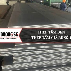 Thép tấm đen: Ứng dụng nhiều trong cơ khí, chế tạo, đóng tàu, công nghiệp.