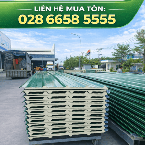 Nhà máy sản xuất tôn PU cách nhiệt