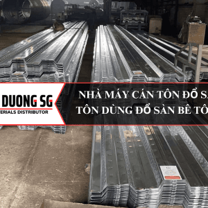 Nhà máy càn tôn đổ sàn deck, đa dạng độ dày 0.58mm 0.7mm 0.75mm 0.95mm 1.05mm 1.15mm