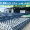 Tôn PU 3 lớp chống nóng hiệu quả