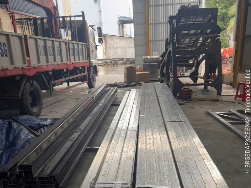 4.5 tấn thép hình và thép hộp bàn giao tại KCN Tân Kim, tỉnh Long An cũ ngày 18-8-2026