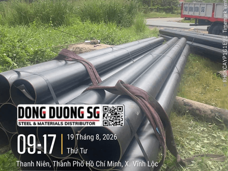 Ngày 19-8-2026 bàn giao thép ống đen Hòa Phát tại xã Vĩnh Lộc, huyện Bình Chánh TPHCM
