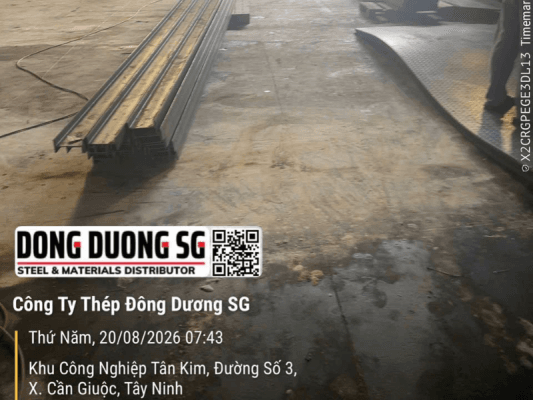 Ngày 20-8-2026 bàn giá 3 tấn sắt thép hình i150 về Cần Giuộc Long An, nay là Tây Ninh